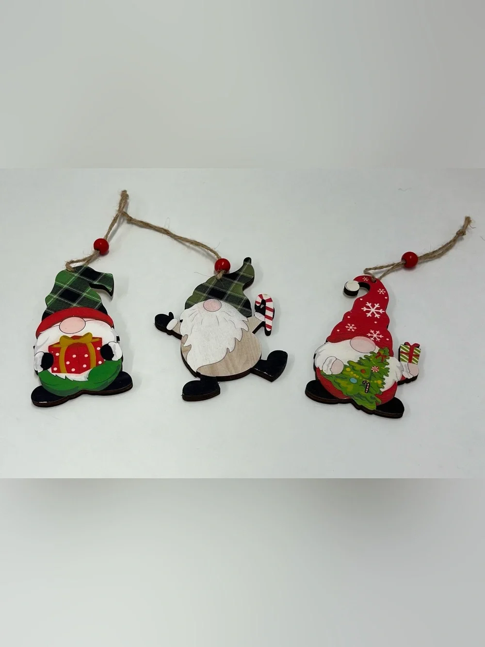 Gnome Christmas ornaments (3)